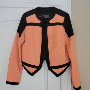 Sheike Ladies Jacket size 6 (8 European) black & orange